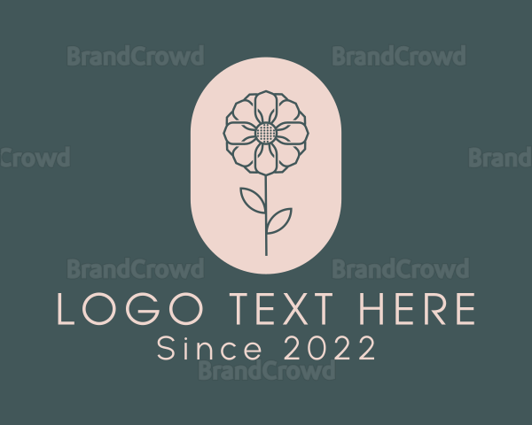 Daisy Flower Garden Logo