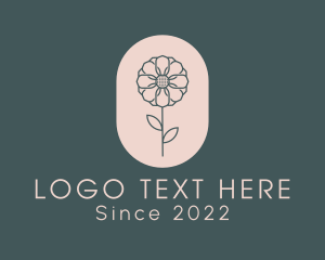 Blogger - Daisy Flower Garden logo design