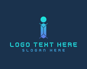 Expert - Cyber Programming Letter I logo design