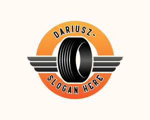 Wing - Tire Wing Vulcanizing logo design