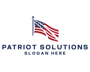 Patriot - Patriot American Flag logo design