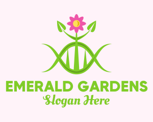 Sharp Green Plant logo design