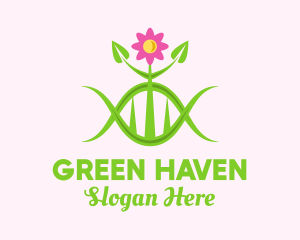 Sharp Green Plant logo design