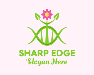 Sharp Green Plant logo design