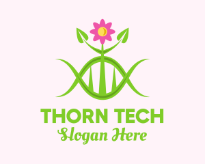 Thorn - Sharp Green Plant logo design