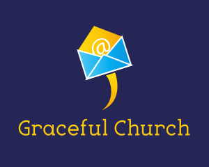Flying Envelope Mail  Logo