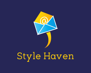 Flying Envelope Mail  Logo