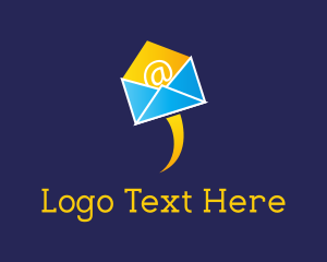 Flying Envelope Mail  Logo