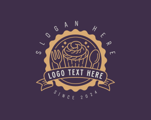 Cupcake Pastry Bakeshop Logo