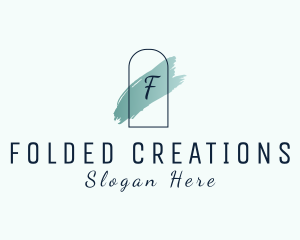 Watercolor Brush Cosmetics logo design