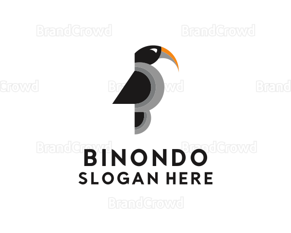 Wild Toucan Bird Logo