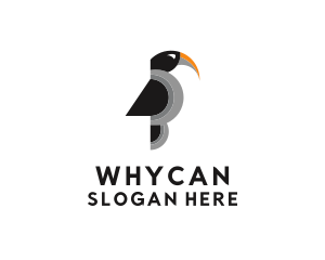 Crow - Wild Toucan Bird logo design