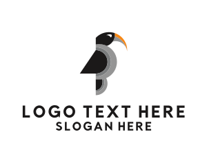 Wild Toucan Bird Logo