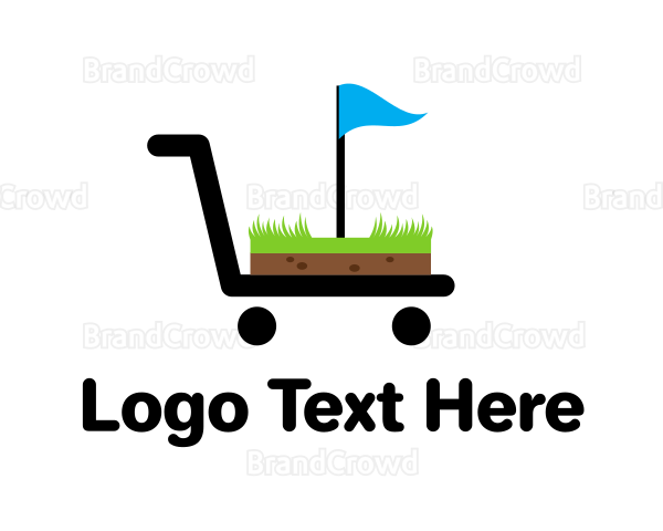 Golf Cart Flag Logo