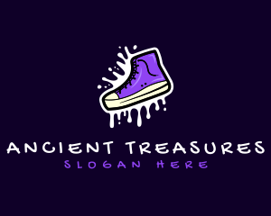 Shoe Footwear Sneaker logo design