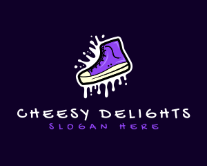 Shoe Footwear Sneaker logo design