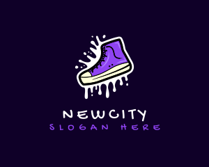 Shoe Footwear Sneaker logo design