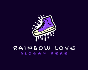 Shoe Footwear Sneaker logo design