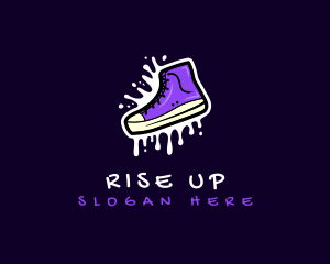 Shoe Footwear Sneaker logo design