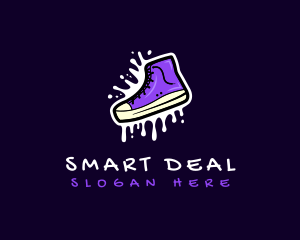 Shoe Footwear Sneaker logo design