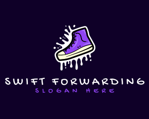 Shoe Footwear Sneaker logo design