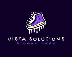 Shoe Footwear Sneaker logo design