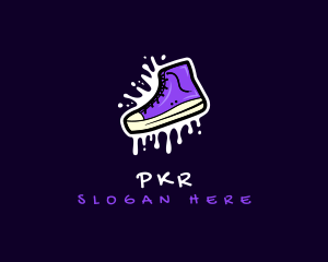 Shoe Footwear Sneaker logo design