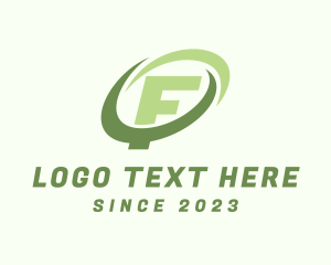 Galaxy - Technology Orbit Letter F logo design