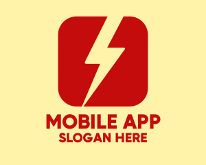 Lightning - Electric Bolt App logo design