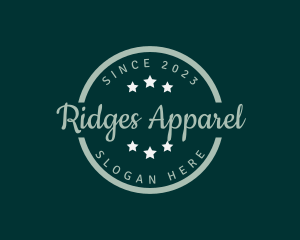 Authentic Apparel Star logo design