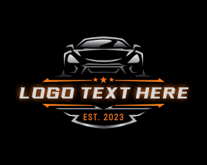Electric Vehicle - Car Racing Automobile logo design