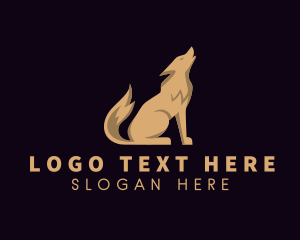 Luxe - Premium Luxe Wolf logo design