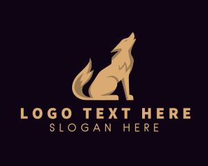 Premium - Premium Luxe Wolf logo design