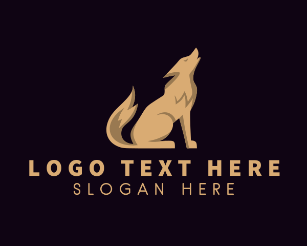 Luxe - Premium Luxe Wolf logo design