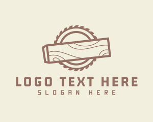 Circular Saw - Circular Saw Wood Tool logo design