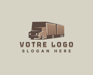Delivery Freight Truck Logo