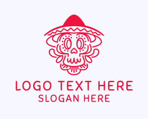 Cultural - Cultural Decorative Skull logo design