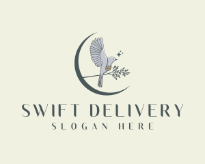 Postal Courier Pigeon logo design