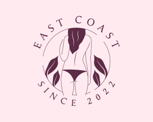 Bikini Topless Woman logo design