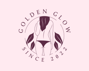 Bikini Topless Woman logo design