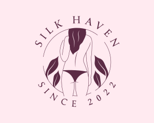 Bikini Topless Woman logo design