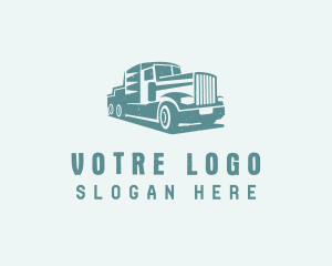 Freight Courier Trucking Logo