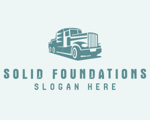 Trucker - Freight Courier Trucking logo design