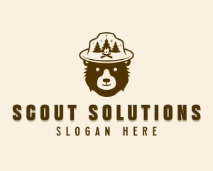 Scout - Adventure Bear Ranger logo design