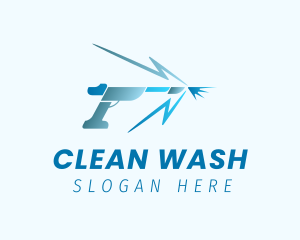 Power Wash Cleaning logo design