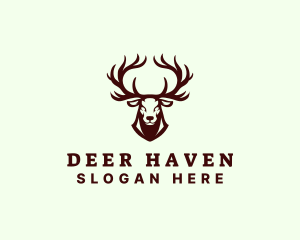 Wild Buck Deer  logo design