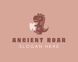 Dinosaur - Dinosaur Tooth logo design