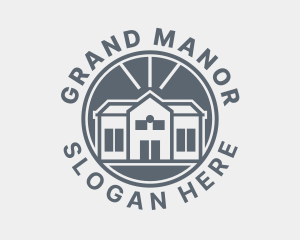 Gray Home Mansion logo design