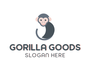 Monkey Ape Animal logo design