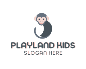 Monkey Ape Animal logo design